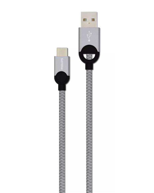 کابل تبدیل USB به USB-C فیلیپس مدل DLC2628 طول 1.2 متر