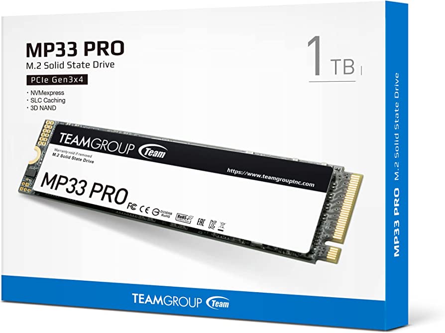 حافظه SSD مدل TEAM MP33 PRO M.2 PCIe  ظرفیت 1 ترابایت